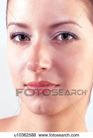 Stock Photo - beautiful, bright eyes, beauty treatment, attractive. Fotosearch