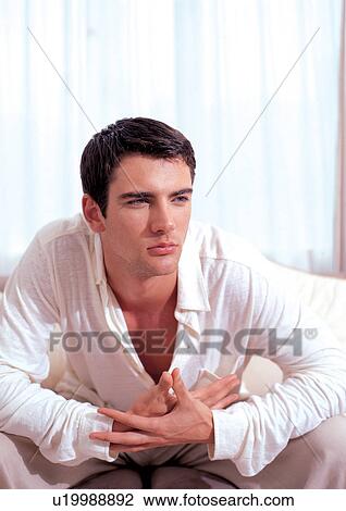 brown hair, casual clothing View Large Photo Image Stock Image - brown hair, casual clothing. Fotosearch