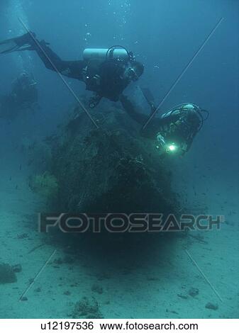 2 divers on wreck. Sabang. Philippines. Taken 2007 View Large Photo Image Stock Photograph - 2 divers on wreck. Sabang. Philippines. Taken 2007. Fotosearch