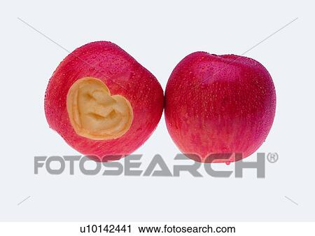 background, heart shaped, water drop, fruit, red, apple View Large Photo Image Stock Image - background, heart shaped, water drop, fruit, red, apple. Fotosearch