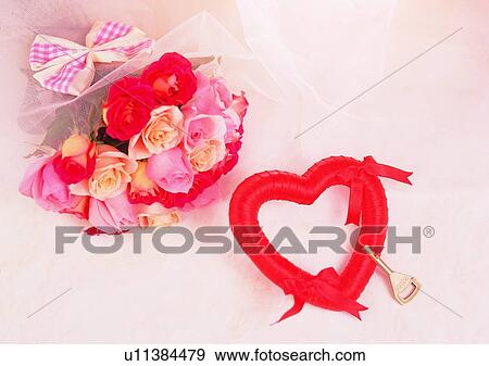 bow, romantic, heart shaped, red, love, key View Large Photo Image Stock Photo - bow, romantic, heart shaped, red, love, key. Fotosearch