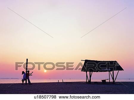 roof, sun set, sun light, wood stick, love, beach View Large Photo Image Stock Photo - roof, sun set, sun light, wood stick, love, beach. Fotosearch