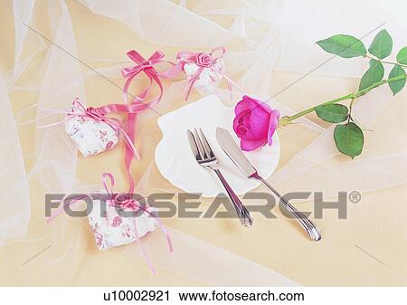 rose, leaf, fork, bow, shell, flower, heart shaped View Large Photo Image Stock Image - rose, leaf, fork, bow, shell, flower, heart shaped. Fotosearch