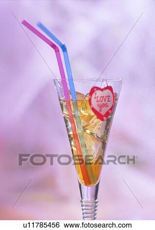 Stock Photograph - wine glasses, drink, note, word, pipe, fabric. Fotosearch