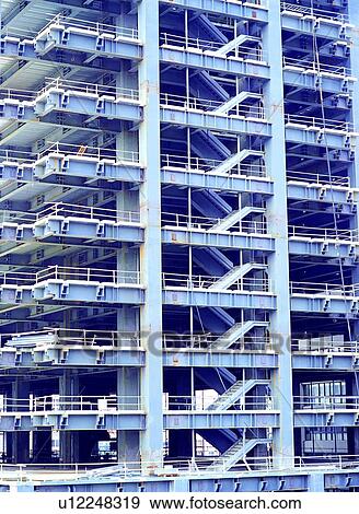 Building, Building Exterior, Full Frame, Engineering, Industry View Large Photo Image Stock Photo - Building, Building Exterior, Full Frame, Engineering, Industry. Fotosearch