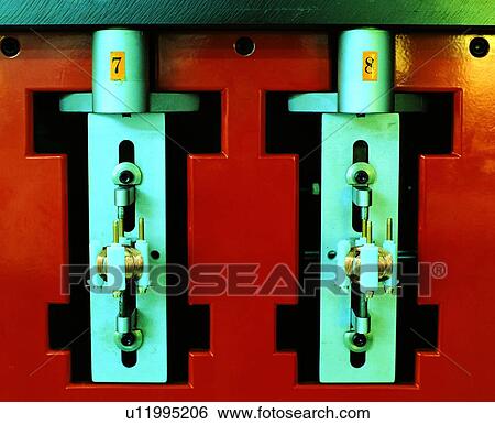 Stock Photograph - Close-Up, Industry, Ideas, Equipment, Lever, Socket, Indoor. Fotosearch