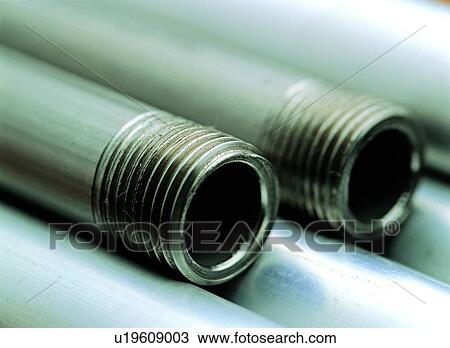 Stock Image - Equipment, Hollow, Rod, Metal, Engineering. Fotosearch