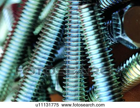 Stock Photography - Indoor, Nail, Metal, Bolt, Engineering. Fotosearch