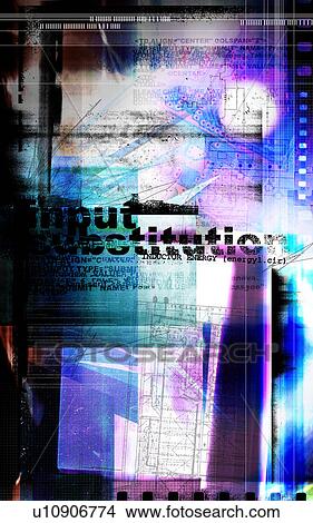 Text superimposed on a blue and black background View Large Photo Image Picture - Text superimposed on a blue and black background. Fotosearch