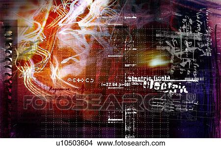 Picture - Text superimposed on a dark background. Fotosearch