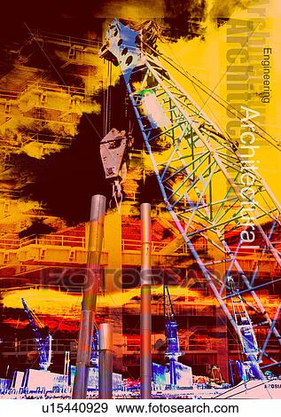 Text superimposed on an image of industrial tower View Large Photo Image Stock Photo - Text superimposed on an image of industrial tower. Fotosearch