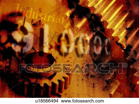 Text superimposed on gear wheels View Large Photo Image Picture - Text superimposed on gear wheels. Fotosearch