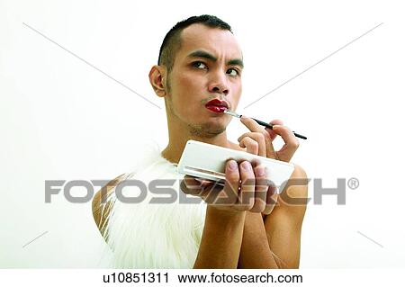 Asian Ethnicity, Cosmetics, Brush, Applying View Large Photo Image Stock Image - Asian Ethnicity, Cosmetics, Brush, Applying. Fotosearch