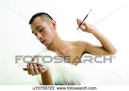 Serious, One Young Man Only, One Person, Beauty, Accuracy, Indoor View Large Photo Image Stock Image - Serious, One Young Man Only, One Person, Beauty, Accuracy, Indoor. Fotosearch