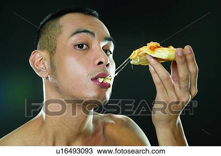 Unhealthy Eating, Men, Looking At Camera, One Person, Shaved Head, Head And Shoulders, Men Expressions View Large Photo Image Stock Image - Unhealthy Eating, Men, Looking At Camera, One Person, Shaved Head, Head And Shoulders, Men Expressions. Fotosearch