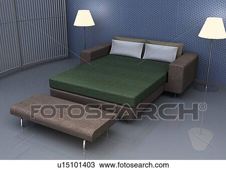 Stock Image - modern, comfort, surface, creativeness, cushion, indoor, fashionable. Fotosearch