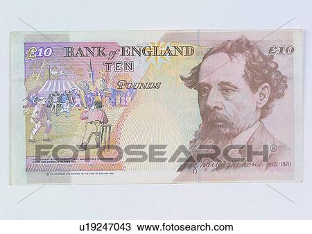 Stock Image - commerce, money, business, bill, UK. Fotosearch