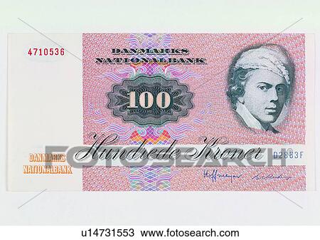 Stock Image - currency, cash, business, Denmark, money, note. Fotosearch