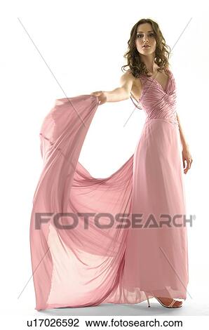 Stock Image - Portrait of a fashion model posing. Fotosearch