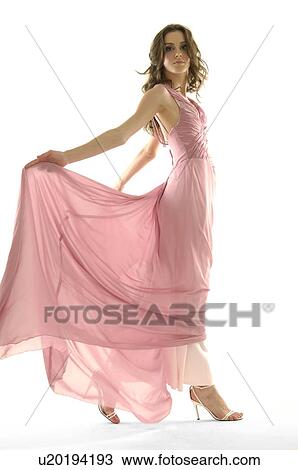 Stock Image - Portrait of a fashion model posing. Fotosearch