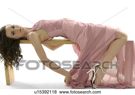 Portrait of a fashion model posing View Large Photo Image Stock Photo - Portrait of a fashion model posing. Fotosearch