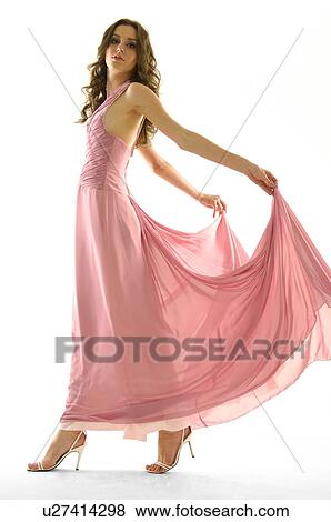 Portrait of a fashion model posing View Large Photo Image Stock Photo - Portrait of a fashion model posing. Fotosearch