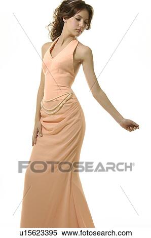 Stock Photography - Side profile of a fashion model posing. Fotosearch