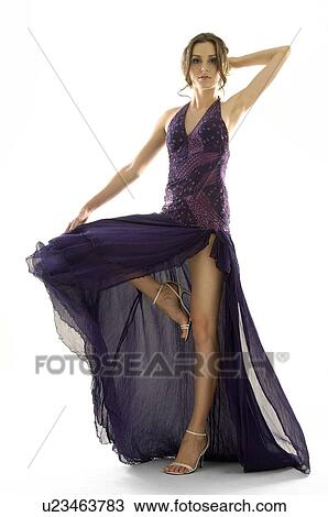 Portrait of a young woman posing View Large Photo Image Stock Image - Portrait of a young woman posing. Fotosearch
