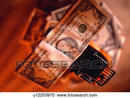 Stock Image - light, money, cash, shadow, indoor, business. Fotosearch