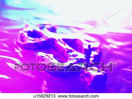 Stock Image - shadow, indoor, cash, money, sign. Fotosearch
