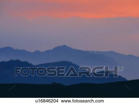 Picture - mountain, sky, fog, cloud, nature, mist. Fotosearch