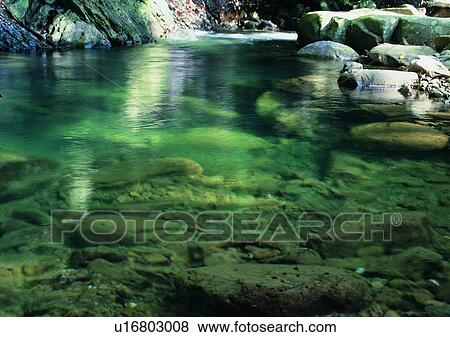 nature, cloud, river, rock, sky, mountain View Large Photo Image Stock Photo - nature, cloud, river, rock, sky, mountain. Fotosearch
