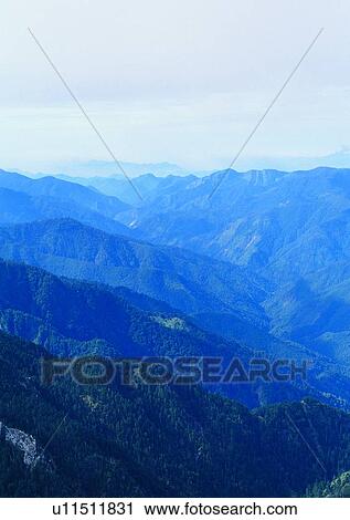 Stock Image - nature, sky, cloud, mountain, fog, mist. Fotosearch