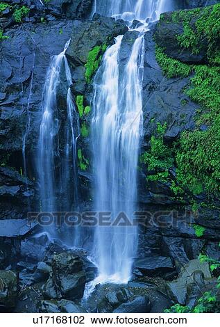 nature, sky, cloud, mountain, grass, waterfall View Large Photo Image Stock Image - nature, sky, cloud, mountain, grass, waterfall. Fotosearch