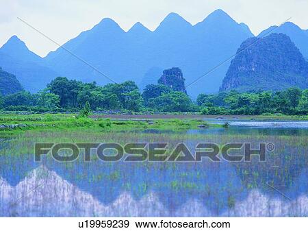 nature, sky, cloud, mountain, grass, lake View Large Photo Image Stock Photo - nature, sky, cloud, mountain, grass, lake. Fotosearch