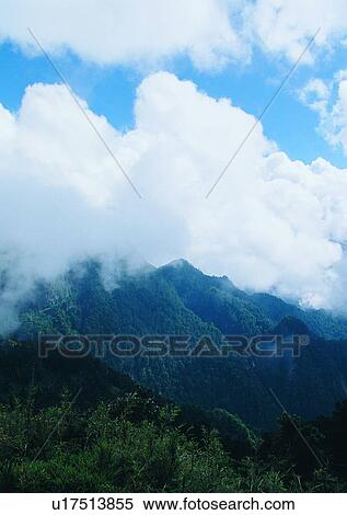 Stock Photography - nature, sky, cloud, mountain, grass. Fotosearch