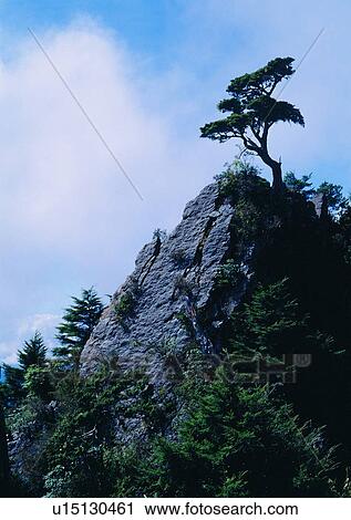 Stock Image - nature, sky, rock, cloud, mountain. Fotosearch