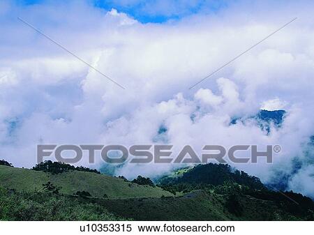 Stock Photography - sky, cloud, mountain, grass, nature. Fotosearch