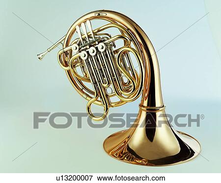 Brass, Close-Up, Cut Out, French Horn View Large Photo Image Stock Photo - Brass, Close-Up, Cut Out, French Horn. Fotosearch