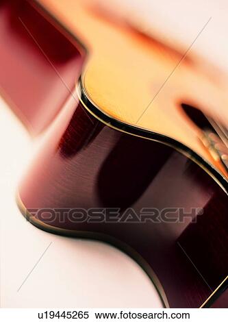 Stock Photography - Close-Up, Stringed Instrument, Guitar, Curve, Cut Out. Fotosearch