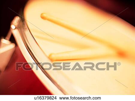 Red, Drum, Skill, Musical Instrument, Close-Up View Large Photo Image Picture - Red, Drum, Skill, Musical Instrument, Close-Up. Fotosearch