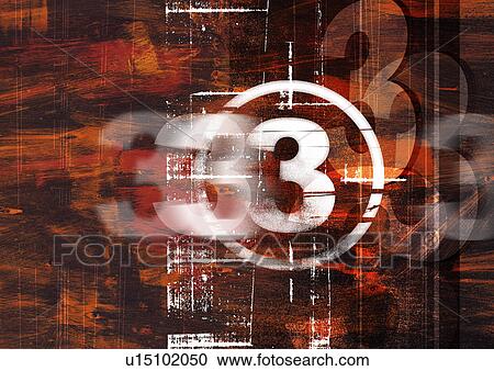 Close-up of a number superimposed on a brown background View Large Photo Image Stock Image - Close-up of a number superimposed on a brown background. Fotosearch