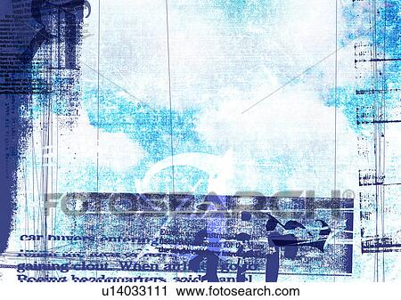 Stock Image - Close-up of text superimposed on a pale background. Fotosearch