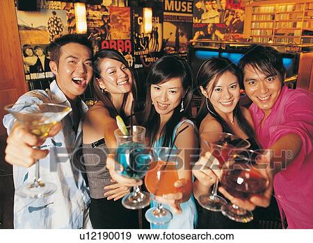 Bangs, Brown Hair, Black Hair, Bar, Asian Ethnicity View Large Photo Image Stock Photo - Bangs, Brown Hair, Black Hair, Bar, Asian Ethnicity. Fotosearch