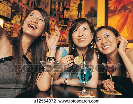Bangs, Brown Hair, Bracelet, Bar, Asian Ethnicity View Large Photo Image Stock Image - Bangs, Brown Hair, Bracelet, Bar, Asian Ethnicity. Fotosearch
