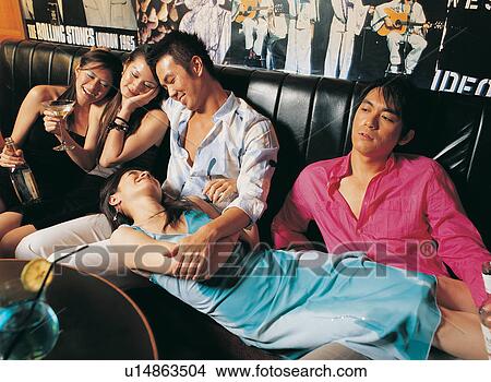 Brown Hair, Waist-Up, Black Hair, Button Down Shirt, Lying On Back, Asian Ethnicity View Large Photo Image Picture - Brown Hair, Waist-Up, Black Hair, Button Down Shirt, Lying On Back, Asian Ethnicity. Fotosearch