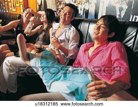 Rolled Up Sleeves, Group Of People, Enjoyment, Japanese Ethnicity, Pant View Large Photo Image Stock Photography - Rolled Up Sleeves, Group Of People, Enjoyment, Japanese Ethnicity, Pant. Fotosearch