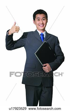 Thumbs Up, Business, One Person, Clipping Path, One Young Man Only View Large Photo Image Stock Photo - Thumbs Up, Business, One Person, Clipping Path, One Young Man Only. Fotosearch