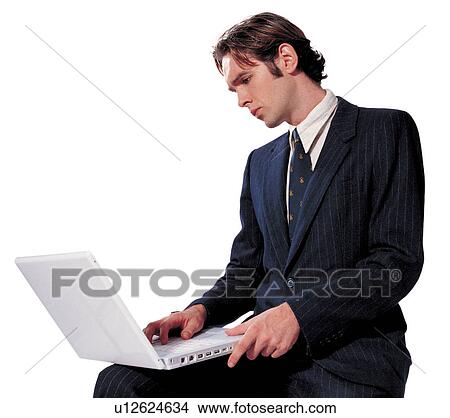 businessman, well dressed, contemplation, indoor, laptop, profession, thinking View Large Photo Image Picture - businessman, well dressed, contemplation, indoor, laptop, profession, thinking. Fotosearch