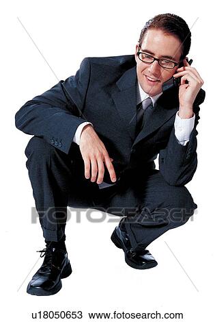 Stock Image - lifestyle, happy, eye glasses, well dressed, happiness, occupation, professional. Fotosearch